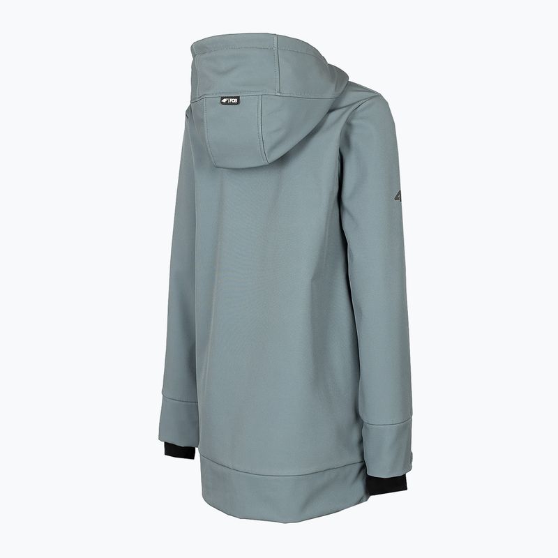 Jachetă de snowboard pentru femei 4F SFD001F softshell albastru H4Z22-SFD001F 8