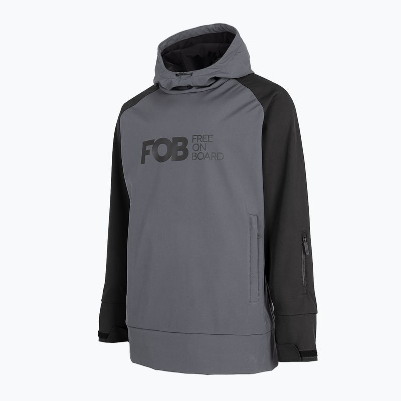Jachetă de snowboard pentru bărbați 4F grafit H4Z22-SFM001F 7