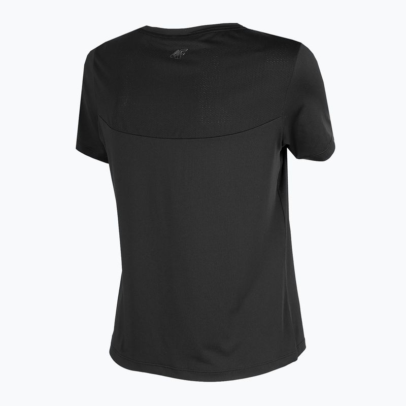 Tricou de antrenament pentru femei 4F H4Z22-TSDF010 negru 3