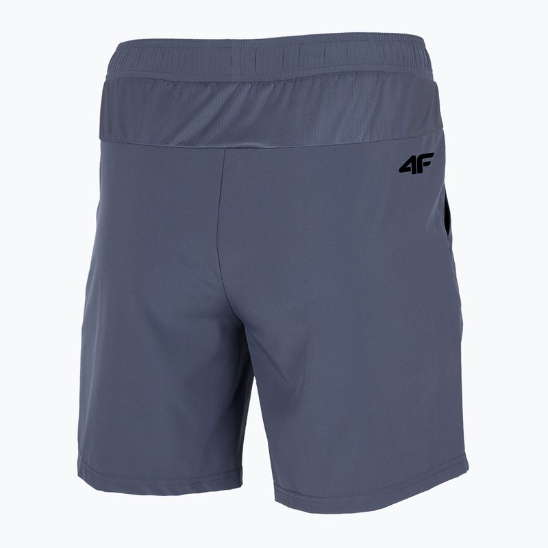 Pantaloni scurți de antrenament 4F pentru bărbați H4Z22-SKMF010 gri închis 4