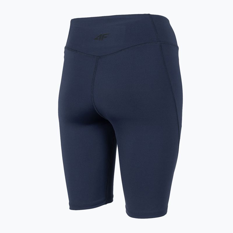 Pantaloni scurți de yoga pentru femei 4F H4Z22-SKDF012 gri închis 4