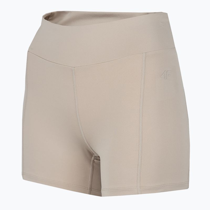 Pantaloni scurți de yoga pentru femei 4F H4Z22-SKDF010 bej 3