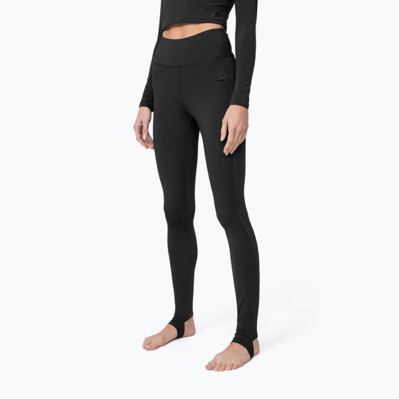 Pantaloni de yoga pentru femei 4F H4Z22-SPDF019 negru