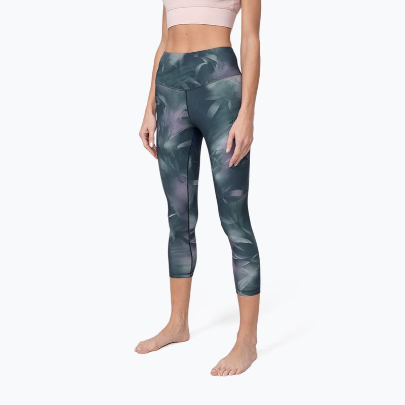 Pantaloni de yoga pentru femei 4F H4Z22-SPDF016 albastru marin