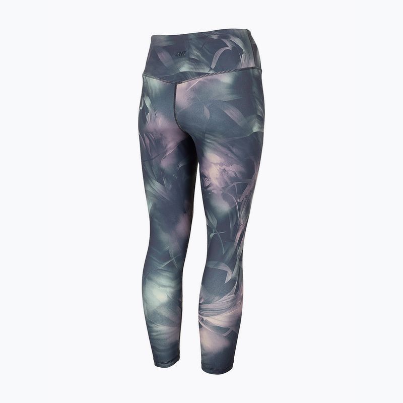 Pantaloni de yoga pentru femei 4F H4Z22-SPDF016 albastru marin 4