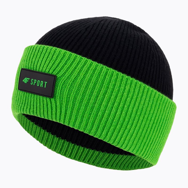 Căciulă de iarnă pentru copii 4F verde-negru HJZ22-JCAM004 3