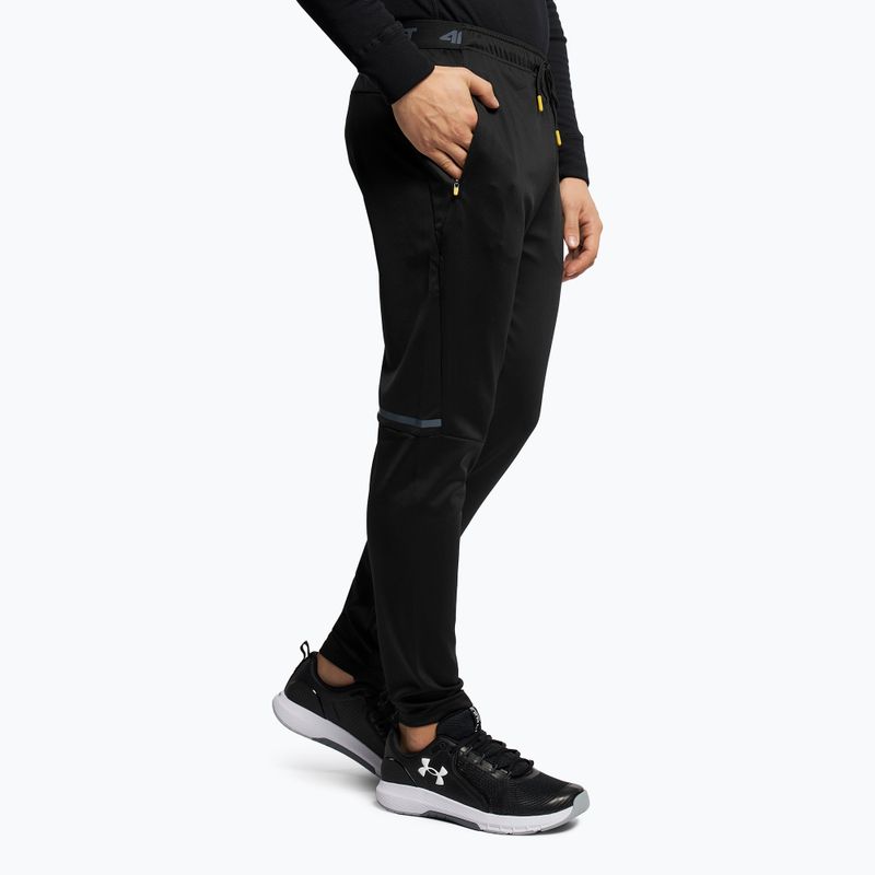 Pantaloni de antrenament pentru bărbați 4F H4Z22-SPMTR010 negru 3