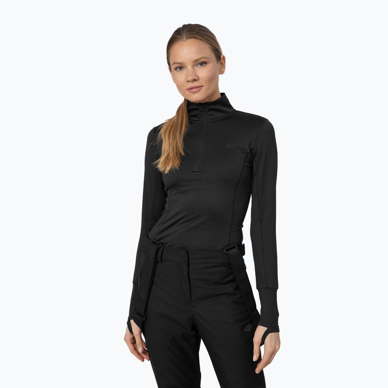 Tricou termic pentru femei 4F negru H4Z22-BIDD032