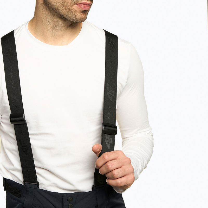 Pantaloni de schi pentru bărbați 4F albastru marin H4Z22-SPMN003 5
