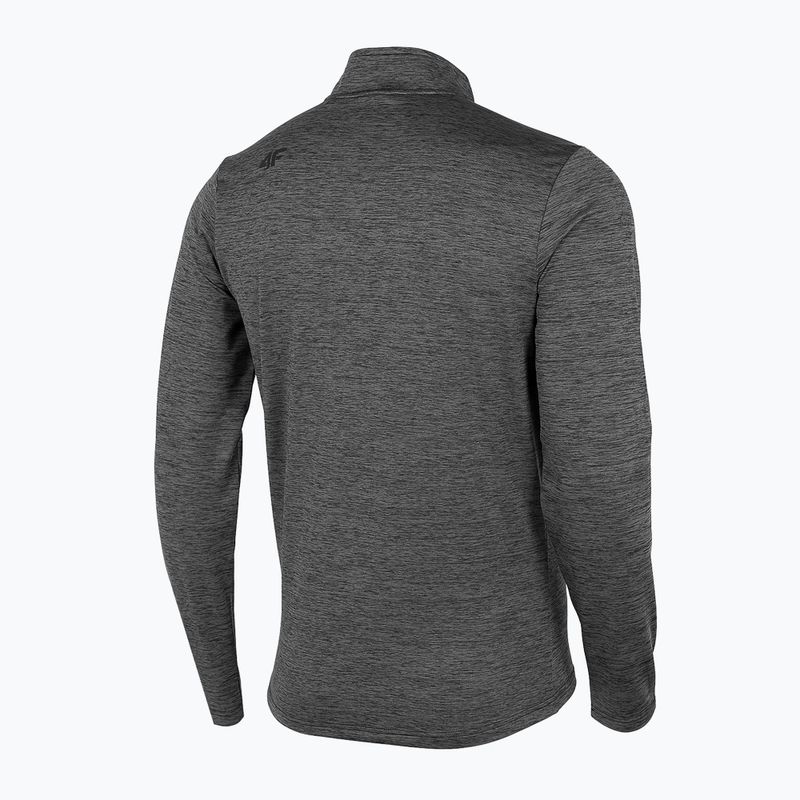 Bluză termică pentru bărbați 4F BIMD031 dark grey melange 3