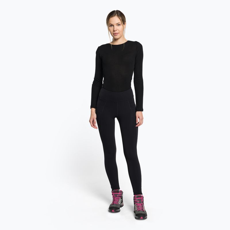 Pantaloni de trekking pentru femei 4F negru H4Z22-SPDTR060 2