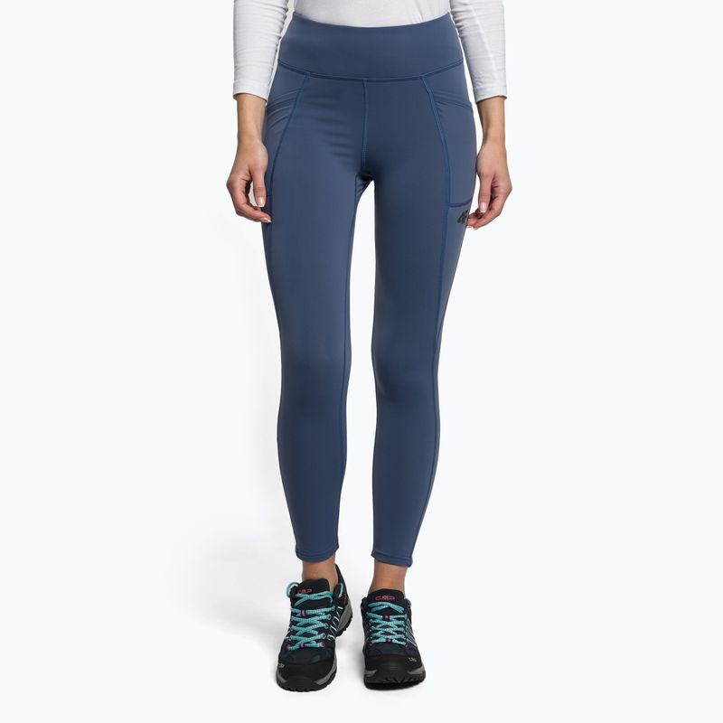 Pantaloni de trekking pentru femei 4F albastru H4Z22-SPDTR060
