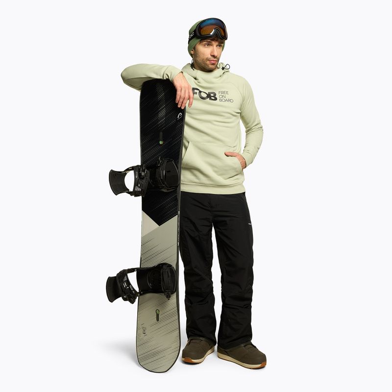 Hanorac de snowboard pentru bărbați 4F verde H4Z22-BLM021 2