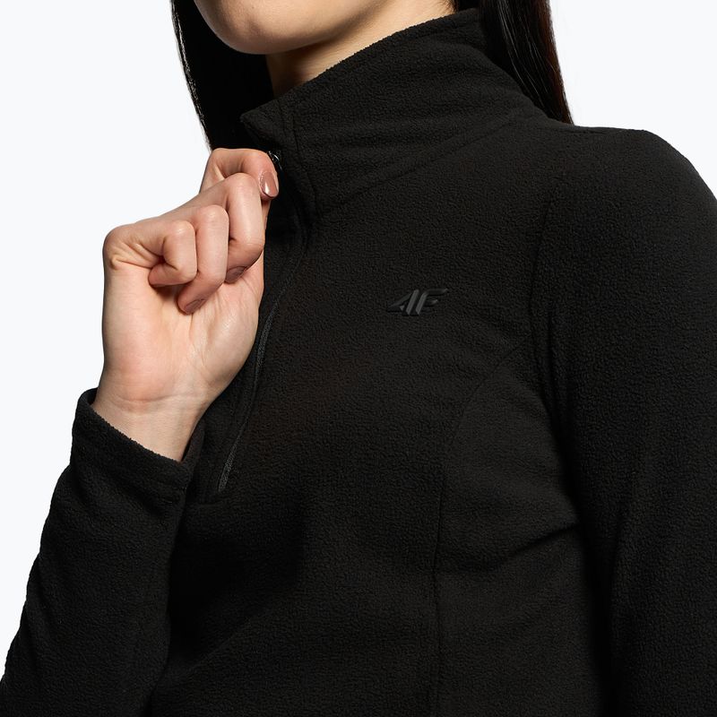 Pulover de schi pentru femei 4F BIDP010 fleece negru H4Z22-BIDP010 4