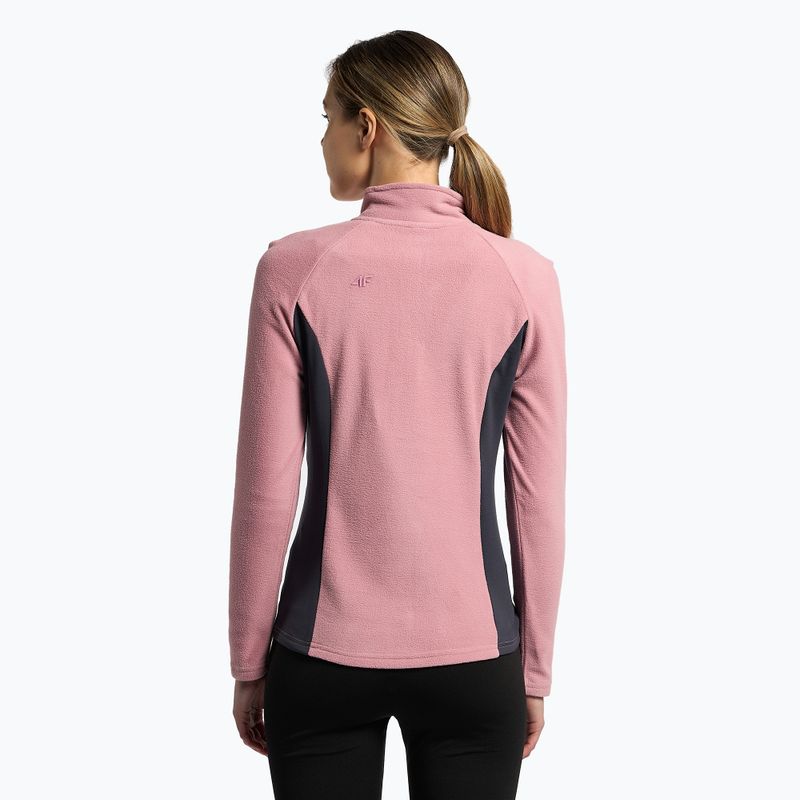 Pulover de schi pentru femei 4F BIDP011 fleece roz H4Z22-BIDP011 4