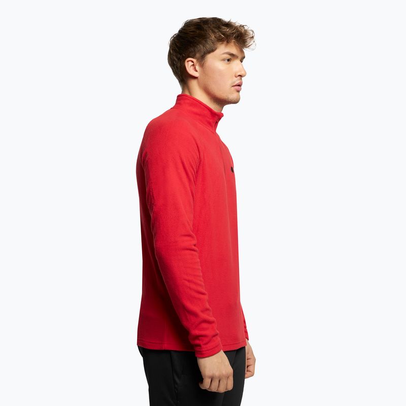 Pulover de schi pentru bărbați 4F BIMP010 fleece roșu H4Z22-BIMP010 3