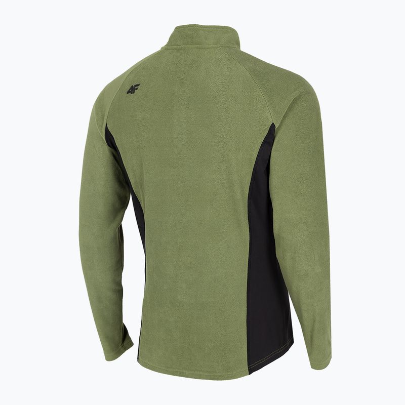 Hanorac de schi pentru bărbați 4F BIMP011 fleece verde H4Z22-BIMP011 8