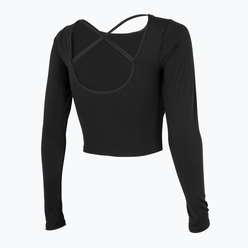 Top de yoga pentru femei 4F H4Z22-TSDL019 negru 4