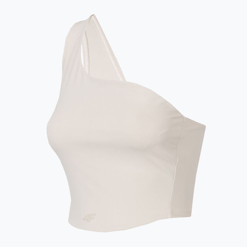 Top de yoga pentru femei 4F H4Z22-TSD033 bej 3