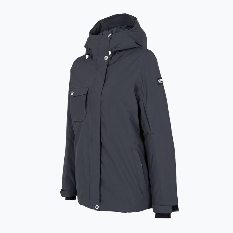Jachetă de snowboard pentru femei 4F gri închis H4Z22-KUDS001 8