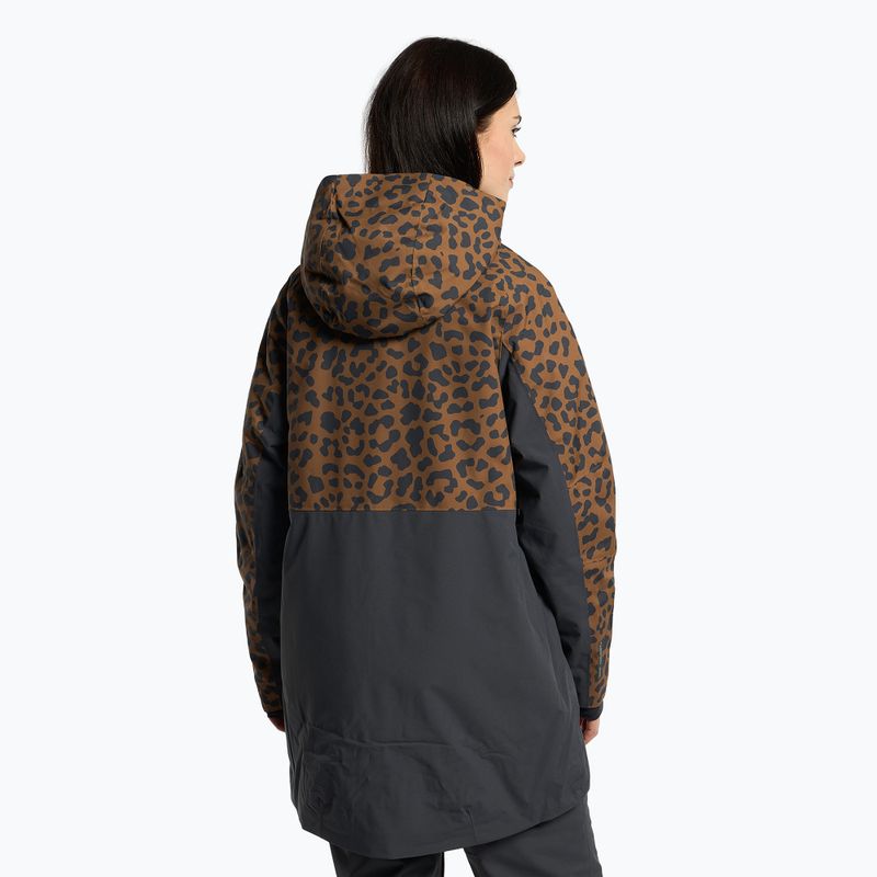 Jachetă de snowboard pentru femei 4F maro H4Z22-KUDS002 3
