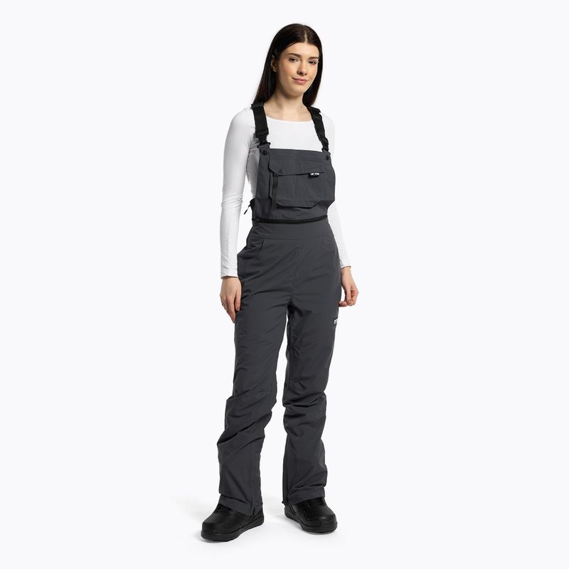 Pantaloni de snowboard pentru femei 4F SPDS002 gri închis H4Z22-SPDS002