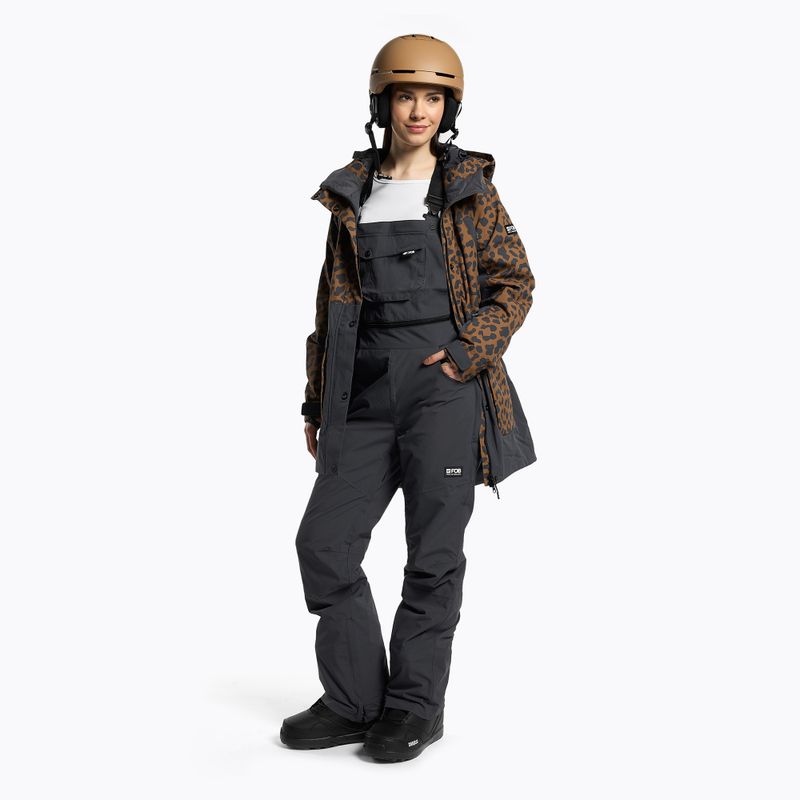 Pantaloni de snowboard pentru femei 4F SPDS002 gri închis H4Z22-SPDS002 2