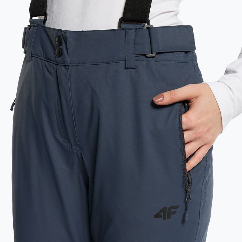 Pantaloni de schi pentru femei 4F SPDN001 albastru H4Z22-SPDN001 4