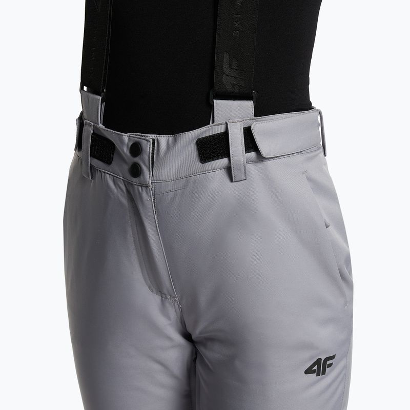 Pantaloni de schi pentru femei 4F SPDN002 gri H4Z22-SPDN002 4