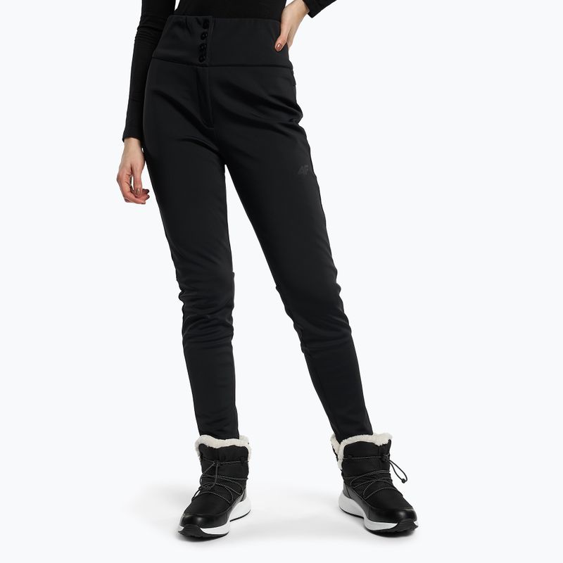 Pantaloni de schi pentru femei 4F SPDN003 negru H4Z22-SPDN003