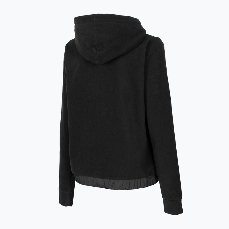 Hanorac fleece 4F pentru femei negru H4Z22-PLD013 3