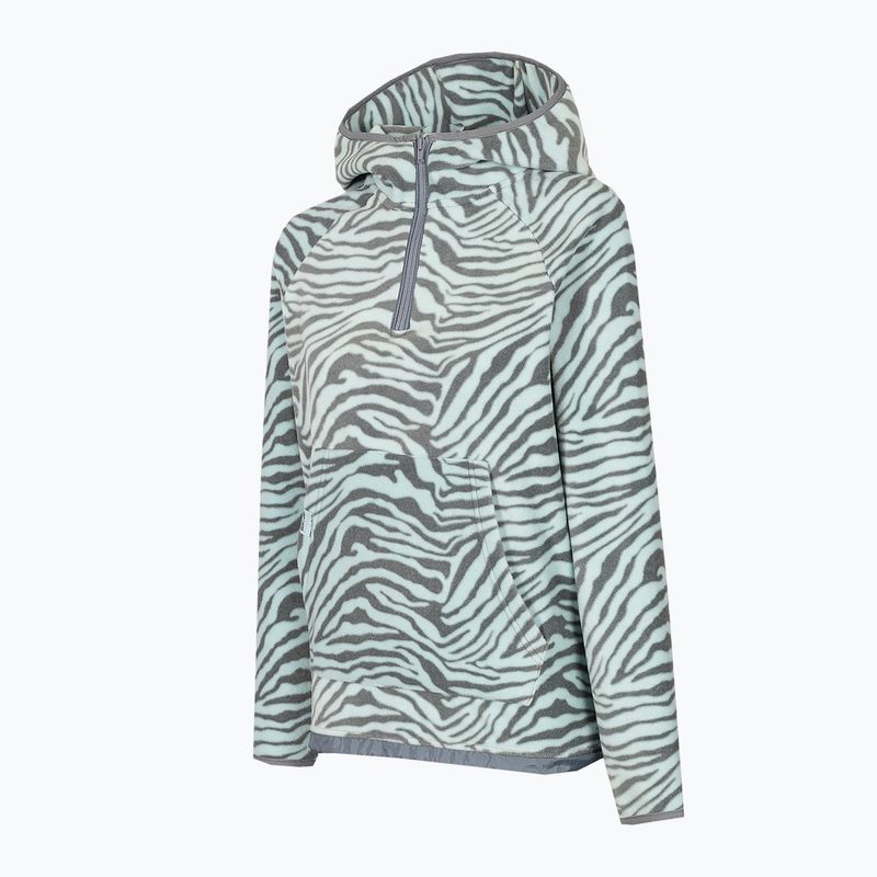 Pulover de snowboard pentru femei 4F albastru deschis H4Z22-PLD010 6