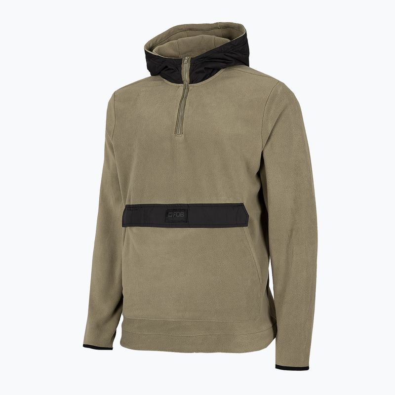 Hanorac de snowboard pentru bărbați 4F PLM011 kaki H4Z22-PLM011