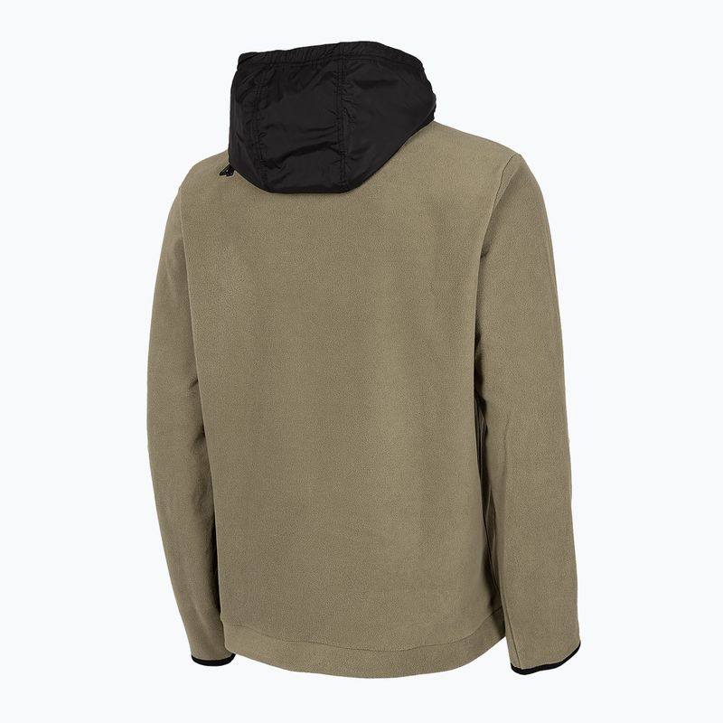 Hanorac de snowboard pentru bărbați 4F PLM011 kaki H4Z22-PLM011