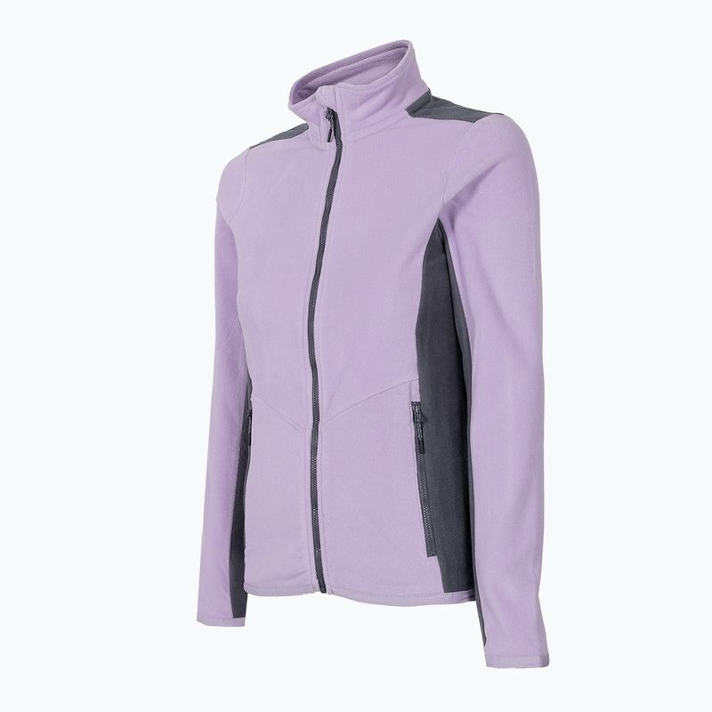 Hanorac fleece 4F pentru femei  violet H4Z22-PLD014 2