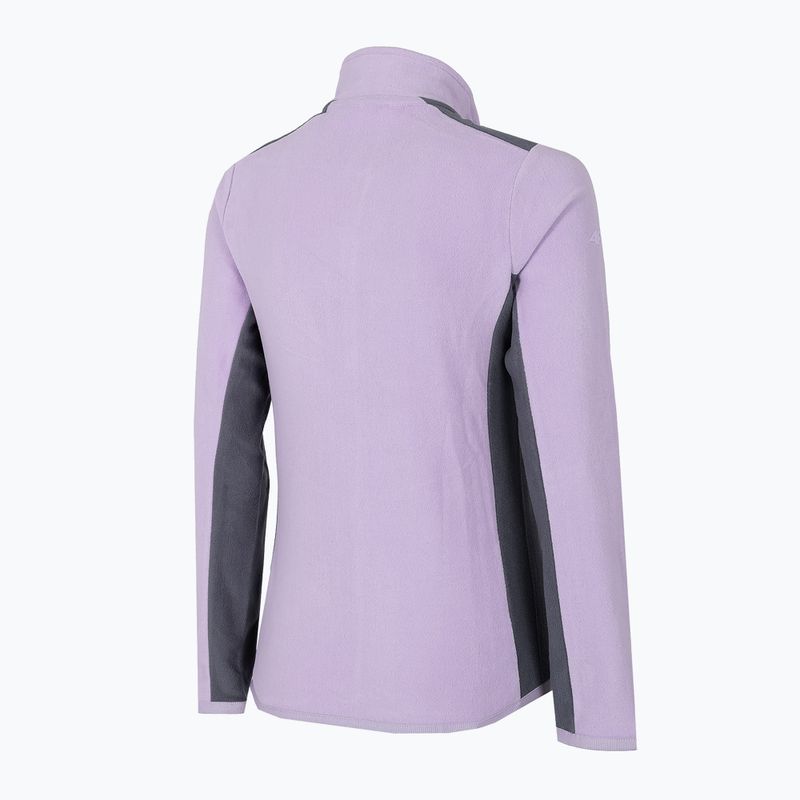 Hanorac fleece 4F pentru femei  violet H4Z22-PLD014 3