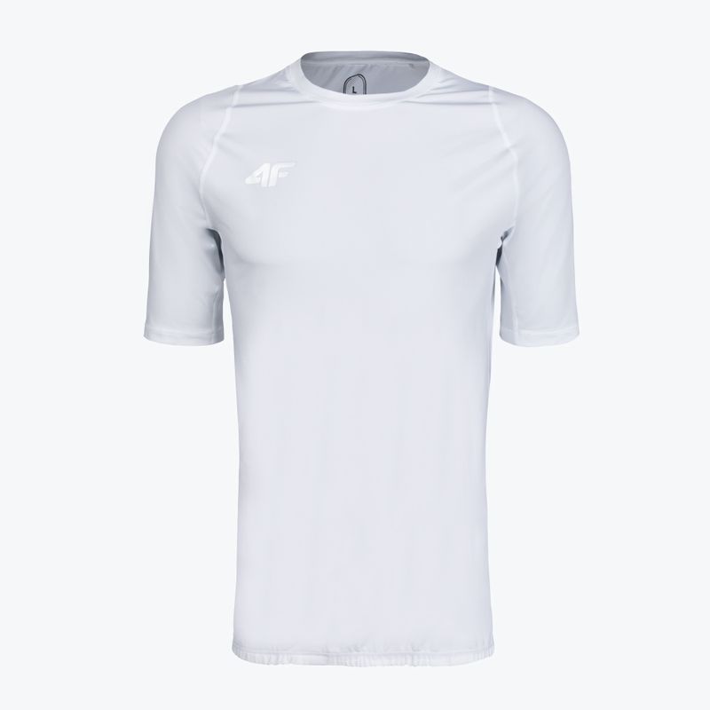 Tricou de antrenament pentru bărbați 4F Functional alb S4L21-TSMF052-10S