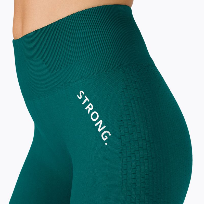 Jambiere fără cusături pentru femei STRONG POINT Shape & Comfort Push Up verde 1131 4