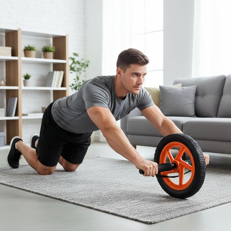 Roată de exerciții Body Sculpture Power BB 712 black/orange 10