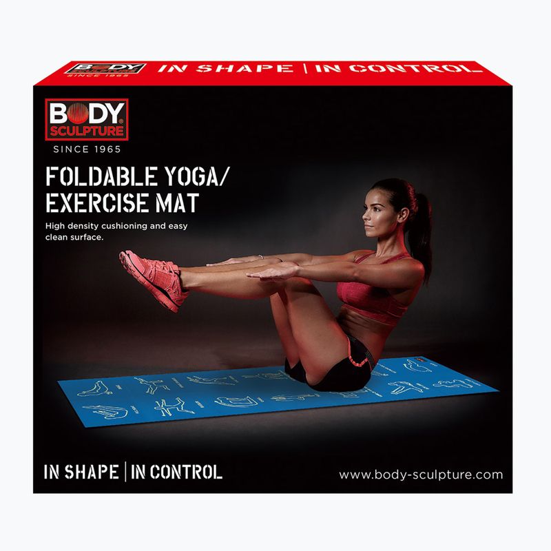 Covoraș de fitness Body Sculpture BB 8301 4 mm blue 6