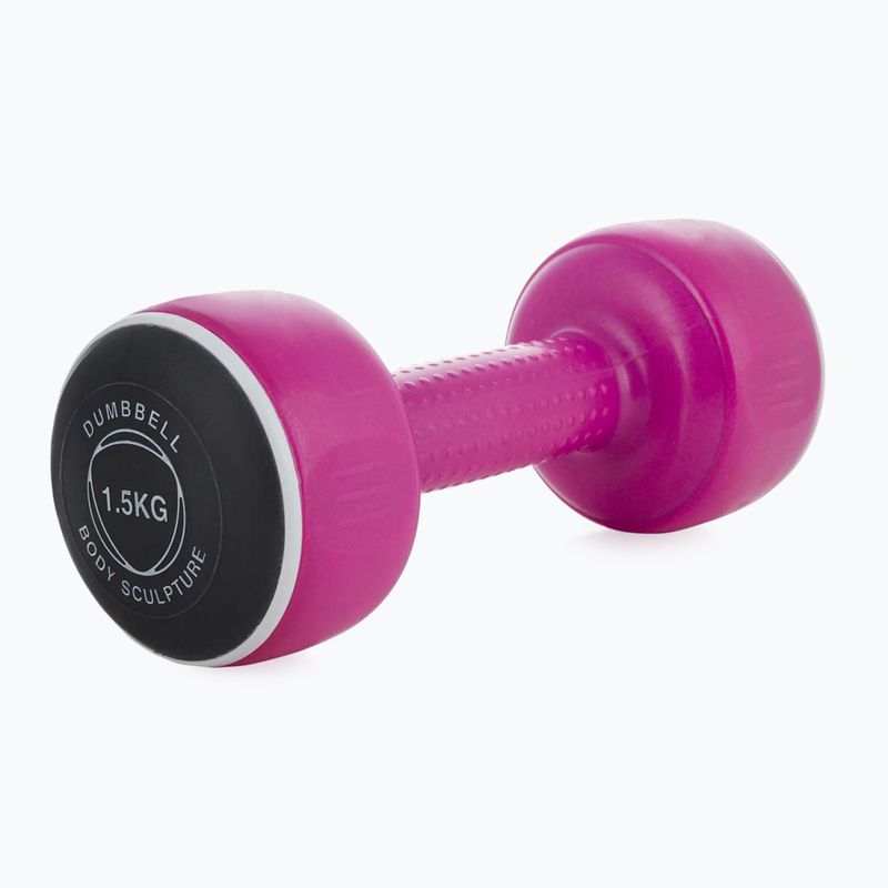 Gantere din vinil Body Sculpture Smart Bw 108 3 kg pink 3