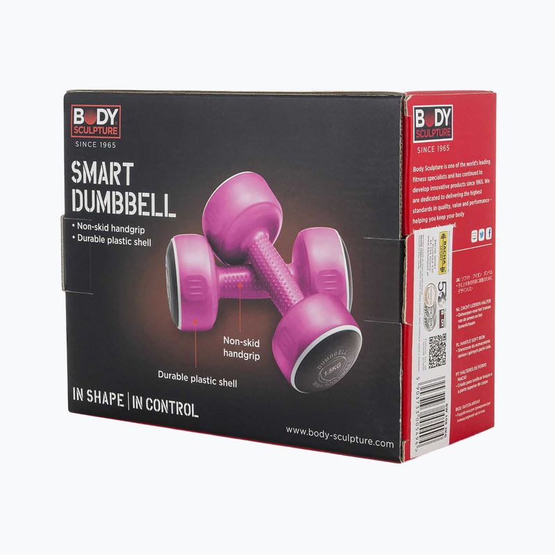 Gantere din vinil Body Sculpture Smart Bw 108 3 kg pink 5