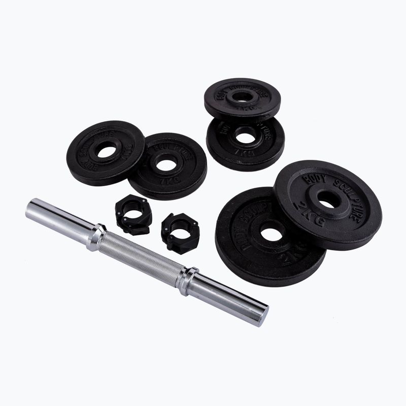 Ganteră ajustabilă Body Sculpture Bw 780Lx1 10 kg black 2