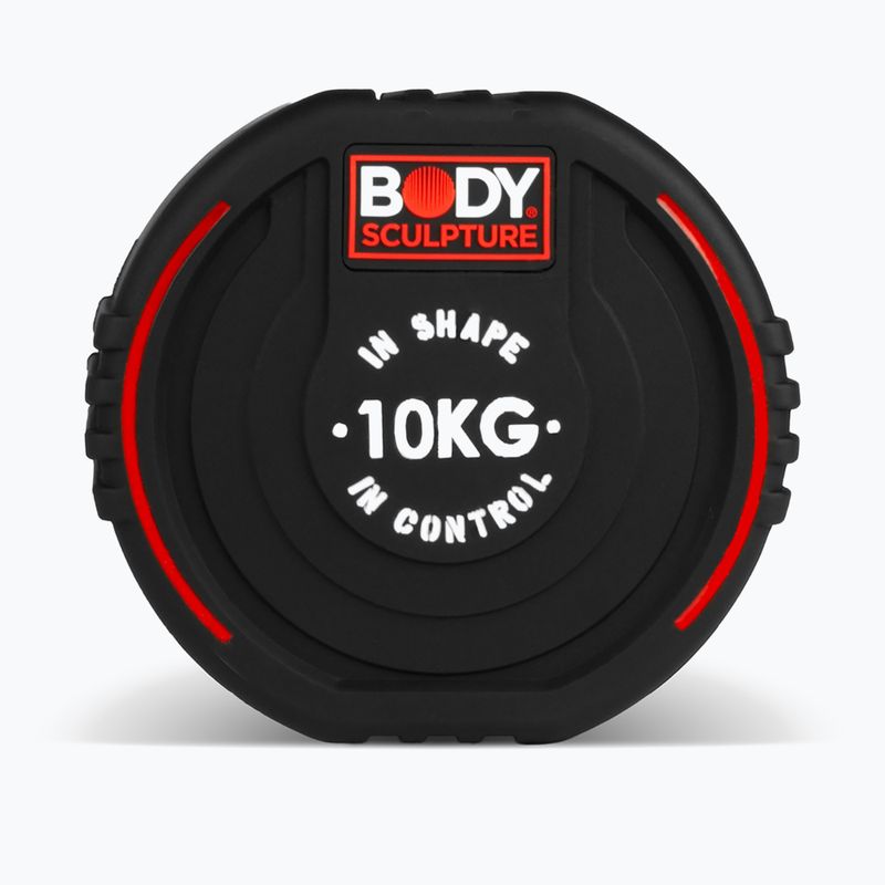 Ganteră cauciucată Body Sculpture TPU BW 133 10 kg black 4