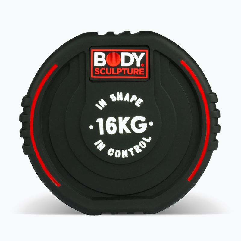 Ganteră cauciucată Body Sculpture TPU BW 133 16 kg black 4