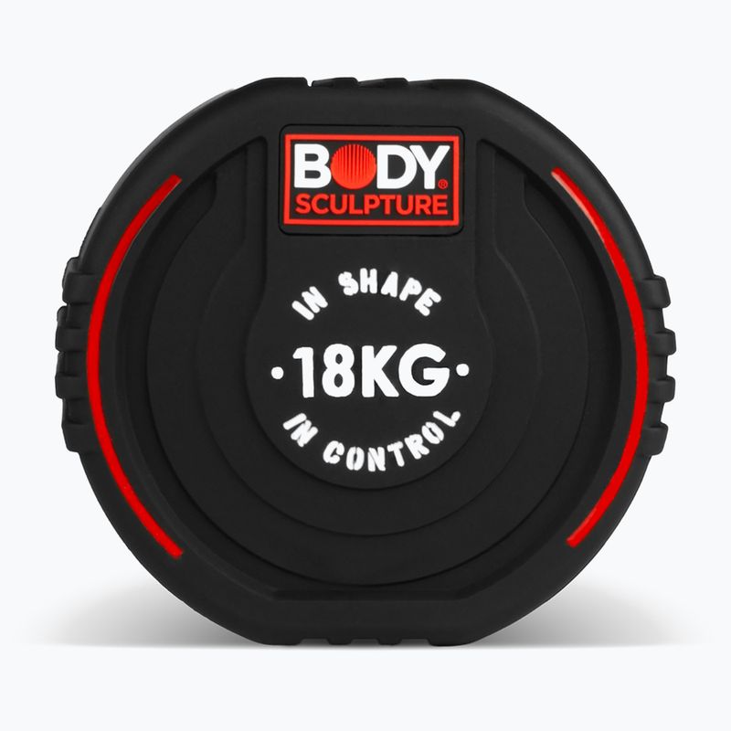 Ganteră cauciucată Body Sculpture TPU BW 133 18 kg black 4
