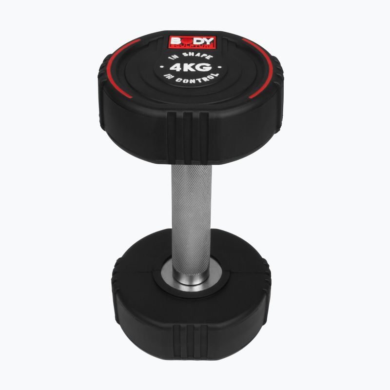 Ganteră cauciucată Body Sculpture TPU BW 133 4 kg black 2