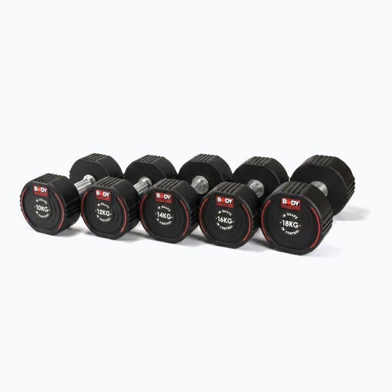 Ganteră cauciucată Body Sculpture TPU BW 133 4 kg black 8