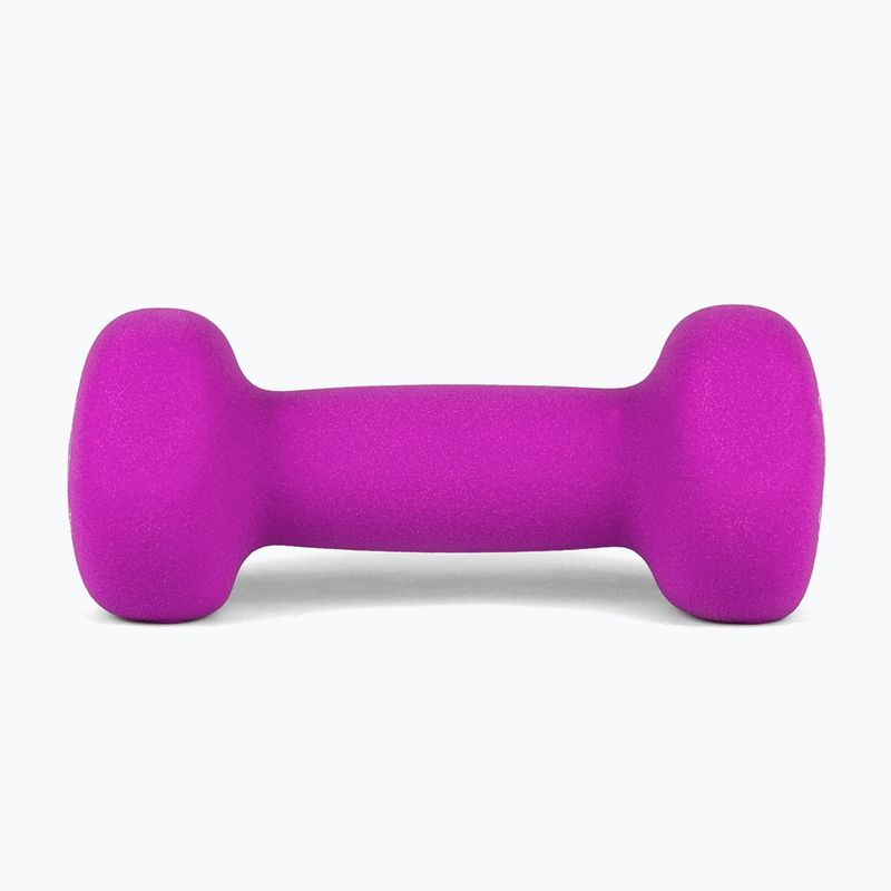 Ganteră cauciucată Body Sculpture BW 513 z PVC 2 kg purple 2