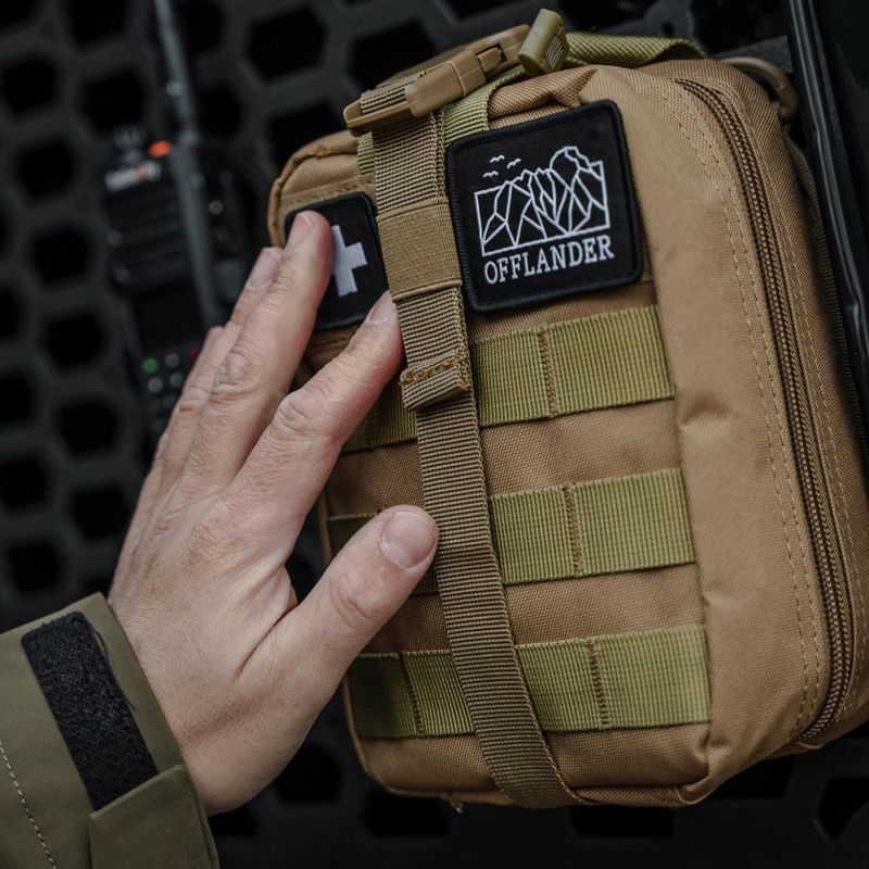 Sacul tactic OFFLANDER Molle 3 l khaki 6